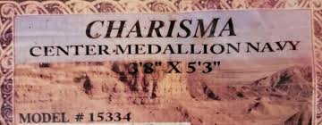 charisma center medallion area rug in