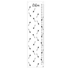 Amazon Com Arrows Growth Chart Personalized Black And