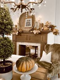 Simple Fireplace Mantel Look For Fall