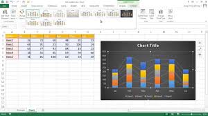 Add Line Markers To A Stacked Column Chart