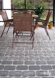 Expensive Looking Patio With Spray Paint