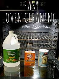 how to clean oven with vinegar and