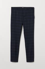 ··· suit men mens suits suits for men hot sale 2020 plus size suit for men slim fit formal custom tailored mens plaid suits. Skinny Fit Suit Pants Blue Plaid Men H M Us