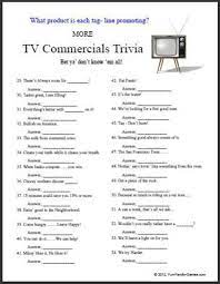However, a catchy or memorable … Tv Commercials Trivia Fun Trivia Questions Funny Trivia Questions Trivia Questions And Answers