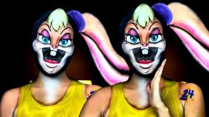 lola bunny l facepaint makeup tutorial