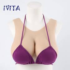 F Cup Crossdress Half-body Silicone Boobs Suit Drag Queen Big Fake Breast  Forms | eBay