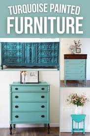 Turquoise Painted Furniture