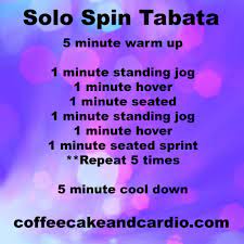 solo spin workout and a weekly plan