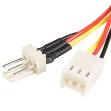 3 pin fan power extension cable 30 cm