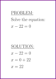 Solve X 22 0 First Degree Equation