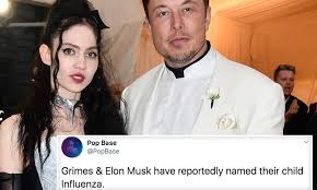They blend art history with artificial intelligence to make the nerdiest, most niche jokes. Hoax Circulates On Twitter Claiming That Elon Musk And Grimes Are Naming Their Child Influenza Daily Mail Online