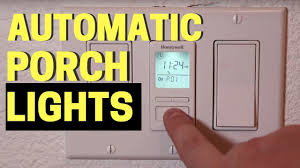 programmable porch light timer off 61