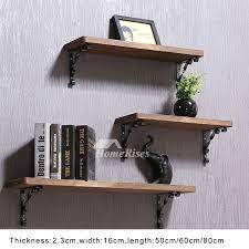 contemporary wall shelves wooden ledges