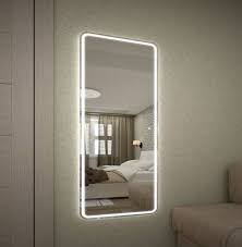 wall mounted cool white dressing room