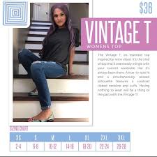 Lularoe Vintage Tee Size Chart The New Vintage T Is So Soft
