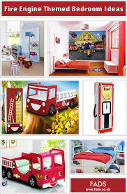 fire engine themed bedroom ideas for