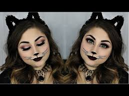 easy y cat halloween makeup tutorial