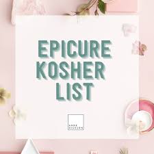 epicure kosher list urban modern