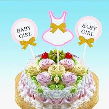 Souq street jeddah, saudi arabia, 21577. 3pcs Set 1 2 4 Sets Baby Girl Baby Boy Cupcake Topper For Cake Decoration Happy Birthday Kids Baby Shower Party Suppliers Cake Decorating Supplies Aliexpress
