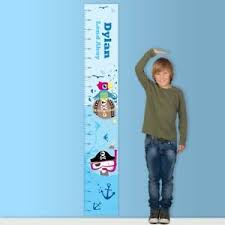Details About Personalised Pirate Height Chart For Children Boys Kids Any Name Gift Idea