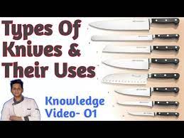 food ion types of knives and