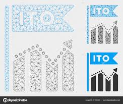 Ito Chart Vector Mesh 2d Model And Triangle Mosaic Icon
