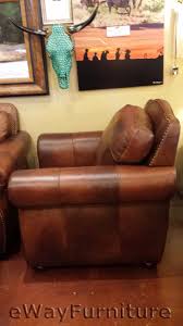 arizona brown top grain leather sofa
