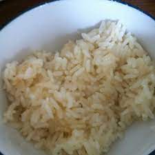 cooked white rice and nutrition facts