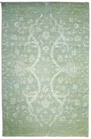 silver wash modern silk wool rugs
