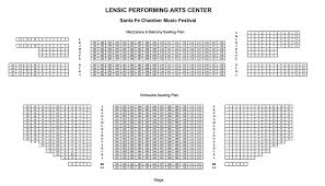 Pricing And Seating Charts Santa Fe Chamber Music Festival