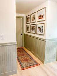 colorful beadboard wainscoting at our