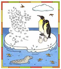 Aunque existen muchas especies de aves que no tienen la habilidad de volar, los pingüinos son las únicas que están adaptadas perfectamente al buceo. Dibujo De Unir Puntos De Pinguinos En Color Dibujo Para Colorear E Imprimir