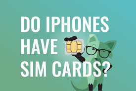 do iphones have sim cards what size do