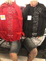 supreme backpacks men s fashion bags