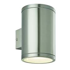 led outdoor twin wall light in