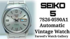 seiko 5 automatic 7s26 0590 a1 day date