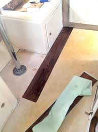 installing a wood vinyl floor in my