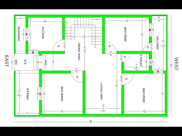 30x45 East Facing House Plan 3bhk