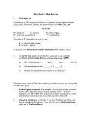 Worksheet on ideal gas equation. Student Understanding Of The Ideal Gas Law Part I A Macroscopic