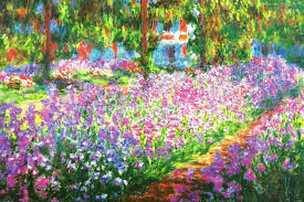 Claude Monet Irises In Monets Garden