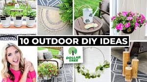 dollar tree outdoor patio decor diys