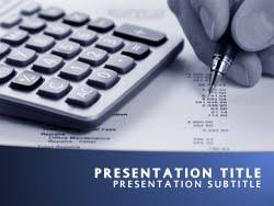 Stock market powerpoint template backgrounds 01931. Royalty Free Accounting Powerpoint Template In Blue
