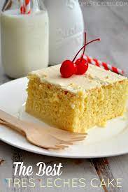 The Best And Easiest Tres Leches Cake Recipe Tres Leches Cake  gambar png