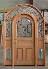 Arched Top Glass Exterior Doors With