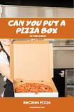 Can you put a Red Baron pizza box in oven?