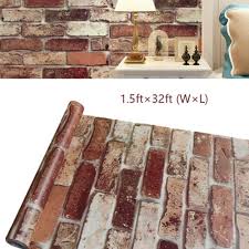 3d Wallpaper Brick Stone Self Adhesive