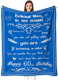 60th birthday gifts for men blanket
