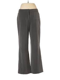 Details About Ak Anne Klein Women Gray Dress Pants 8 Petite