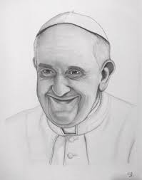 There are 3 cartoon pope francis for sale on etsy, and they cost. Pope Francis Drawing By Silvia Louro