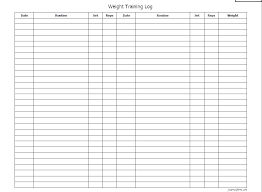 Training Log Template Excel Caseyroberts Co